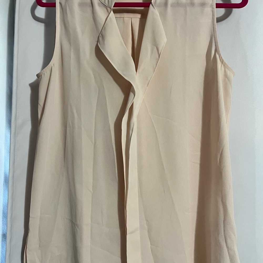 Nautica Sleeveless Apricot Chic Blouse